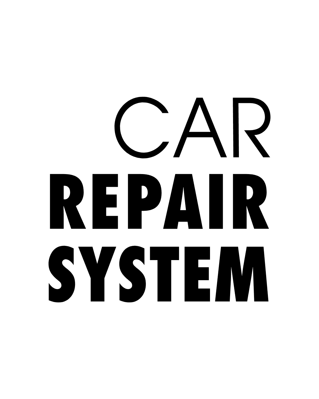 Car Repair System a CRS - Antes